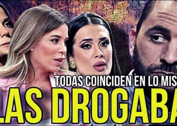 Las parejas de Antonio Tejado: secretos y amores revelados en un collage televisivo con rostros femeninos y un titular escandaloso