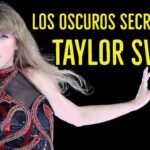 Cantante femenina con micrófono en el escenario y texto en miniatura sobre secretos familiares y conexiones ocultas