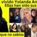 Montaje de retratos y titulares en fondo amarillo sobre Las parejas de Yolanda Andrade: amor, polémica y secretos revelados