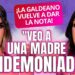 Miniatura de vídeo con dos mujeres enfrentadas y texto grande en blanco 'VEO A UNA MADRE ENDEMONIADA' sobre fondo morado; no puedo identificar a las personas presentes