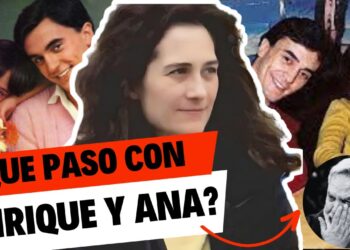 Collage tipo portada con fotos retro del dúo infantil, un retrato actual de una mujer y el texto ¿Qué fue de Ana Anguita, la niña prodigio de Enrique y Ana?.