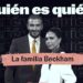 Hijos de Victoria Beckham: secretos y curiosidades de su familia en una imagen con la pareja posando frente al texto 'La familia Beckham'.