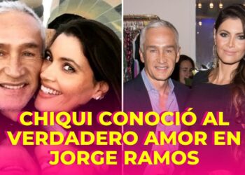 Descubre quién es el esposo de Chiquinquirá Delgado y su historia en un collage con fotos de la pareja y titulares llamativos.