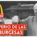 Fotografía en blanco y negro de un hombre mayor frente a un restaurante con el logotipo de McDonald’s y un titular sobre el imperio de las hamburguesas: ¿De dónde es McDonald’s? Descubre la historia detrás de la marca.