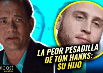 Miniatura con dos retratos y texto sobre Hijos de Tom Hanks: secretos, talentos y desafíos familiares