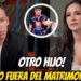Cuántos hijos tiene Rigoberto Urán: descubre su hermosa familia en una imagen editorial con dos adultos sentados frente a cámara, un recuadro circular que muestra a un ciclista con una mujer y un titular llamativo que dice 'OTRO HIJO'.