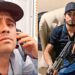 Hombres jóvenes en actitud desafiante, uno con rifle y otro hablando por teléfono, imagen que evoca Hijos del Chapo: secretos, lujos y poder en el narcotráfico