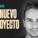 Retrato en blanco y negro de un rostro masculino junto a texto grande 'Mi nuevo proyecto' y El patrimonio del deportista retratado: secretos de su fortuna