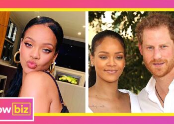 Retrato dividido con una mujer haciendo un gesto de beso y una pareja posando al aire libre, La familia de Rihanna: secretos y momentos que no conocías