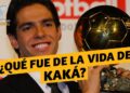 Jugador sonriente sosteniendo el Balón de Oro y la pregunta ¿Qué fue de Kaká? La vida del ícono del fútbol tras el retiro