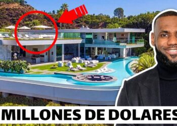 Dónde vive la estrella del baloncesto: descubre su lujosa mansión en Los Ángeles, villa moderna con piscina infinity, terraza en la azotea y zonas de descanso