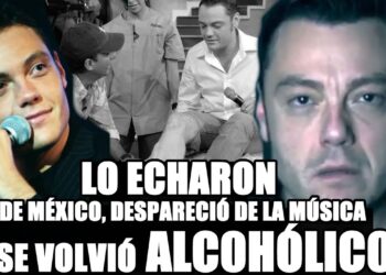 Montaje con retratos del cantante en distintas etapas y titular sensacional; Descubre de dónde es el famoso cantante italiano