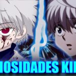 Familia de Killua Zoldyck: secretos y curiosidades impactantes en miniatura con Killua dividido en dos expresiones y efectos eléctricos