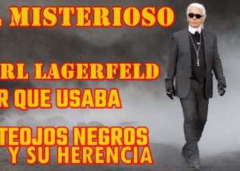Retrato de un diseñador con traje gris y gafas oscuras entre humo, La familia del diseñador icónico: secretos y legados ocultos