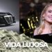 ¿Cuánto dinero tiene Adele? Descubre su fortuna y secretos financieros 27 Imagen de una cantante sonriente frente a montones de billetes y un coche de lujo; ¿Cuánto dinero tiene esta cantante? Descubre su fortuna y secretos financieros.