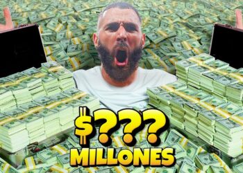 El impresionante patrimonio del famoso futbolista: lujo y éxito financiero mostrado entre montones de billetes y maletines