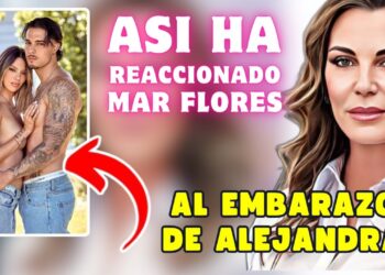 Hijos de Mar Flores: descubre su vida y crecimiento en imágenes en un montaje con pareja abrazada, retrato femenino y titulares sobre embarazo