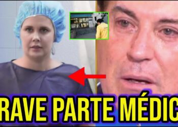 Primer plano de una mujer con gorro quirúrgico y un hombre emocionado en una miniatura de noticia que plantea ¿Qué fue de Miriam Sánchez? Su impactante historia y estado actual