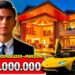 ¿Cuánto cobra Paulo Dybala? Descubre su salario y secretos financieros en una miniatura con un hombre con traje, una mansión iluminada y un Lamborghini amarillo.