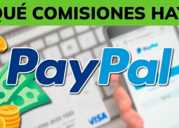 Ilustración con el logo de PayPal, billetes y monedas junto a un smartphone: ¿Cuánto cobra PayPal por enviar dinero? Descubre las tarifas aquí.
