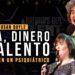 Imagen de una cantante sobre un escenario con micrófono y un montaje gráfico que plantea preguntas sobre fama, dinero y vida personal.