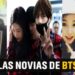 Descubre las parejas de BTS: amor y romance entre ídolos en un collage que muestra momentos románticos, selfies y encuentros cercanos entre fans e ídolos.