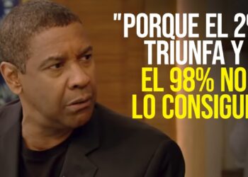 Hombre serio en entrevista con texto llamativo sobre éxito y fracaso; Familia del actor en pantalla: secretos y la vida de sus hijos