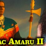 Retrato compuesto con la figura guerrera de Túpac Amaru II, una mujer sonriente a la derecha y texto destacado, La esposa de Tupac Amaru: Micaela Bastidas y su legado histórico.