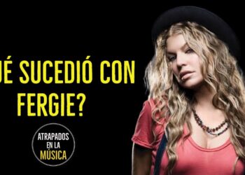 Imagen tipo portada con retrato y texto editorial: ¿Qué fue de Fergie? Descubre su vida y carrera tras Black Eyed Peas