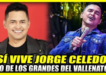 Retrato del cantante vallenato sonriendo y en escena con micrófono, La esposa del cantante: descubre su historia de amor única