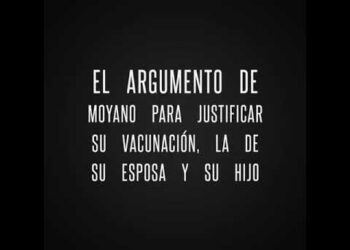 Texto que expone el argumento de una persona para justificar su vacunación y la de su esposa y su hijo.