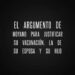 Texto que expone el argumento de una persona para justificar su vacunación y la de su esposa y su hijo.
