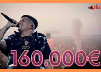 Caché de Bertín Osborne: descubre cuánto cobra el famoso artista en una imagen de concierto con la cifra 160.000€.