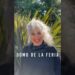 Amanda Miguel: Descubre sus raíces argentinas y su legado musical 29 Mujer madura sonriente con cabello rizado y canoso frente a vegetación, con el texto visible 'DOMO DE LA FERIA'.