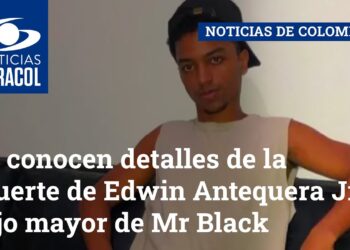 Mr. Black: descubre cuántos hijos tiene y su impactante historia en una portada de Noticias Caracol con un joven sentado.