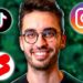 La familia de AuronPlay: secretos y curiosidades reveladas en un retrato sonriente rodeado de iconos de redes sociales.