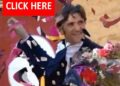 ¿Cuánto cobra Diego Ventura? Descubre su sorprendente salario anual: torero celebrando en la plaza con traje de luces, ramo de flores y confeti.