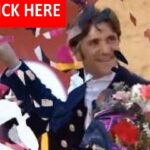 ¿Cuánto cobra Diego Ventura? Descubre su sorprendente salario anual: torero celebrando en la plaza con traje de luces, ramo de flores y confeti.
