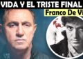 Composición editorial con primer plano y retrato en blanco y negro junto a titular, Descubre dónde vive Franco de Vita y su vida actual en 2023