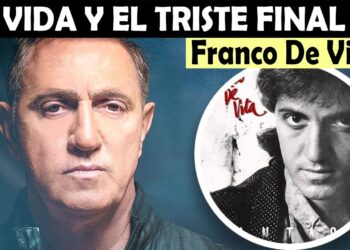 Composición editorial con primer plano y retrato en blanco y negro junto a titular, Descubre dónde vive Franco de Vita y su vida actual en 2023
