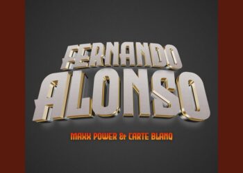 Rótulo 3D metálico y con bordes dorados que muestra el nombre Fernando Alonso sobre fondo oscuro, De dónde es Fernando Alonso: descubre su tierra natal y raíces