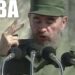 Hombre con barba y uniforme militar hablando ante micrófonos, gesto con dos dedos — La enigmática familia de Fidel Castro: secretos y legados ocultos