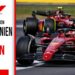 Descubre las colecciones de autos más locas de la F1: desde el Aston de 2 millones de Verstappen hasta la impresionante flota de 18 millones de Hamilton, dos monoplazas Ferrari rojos en plena disputa en pista.