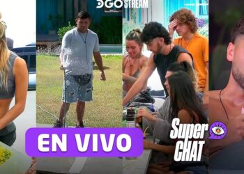 Collage de concursantes en la casa mostrando momentos cotidianos y el rótulo EN VIVO: ¿Qué fue de los concursantes de Gran Hermano 1? Descubre sus vidas