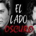 Retratos en blanco y negro de un cantante icónico con el texto 'El Lado Oscuro', evocando la familia del artista, secretos, tragedias y legado eterno.