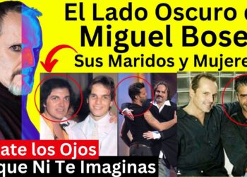 Fotomontaje sensacionalista con retratos, círculos rojos y titulares llamativos en amarillo destacando La familia de Melody: secretos y anécdotas de su vida personal.