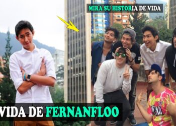 ¿De dónde es Fernanfloo? Descubre su origen y trayectoria única en esta imagen que muestra a un joven posando frente a edificios y a un grupo de amigos reunidos en una azotea urbana.