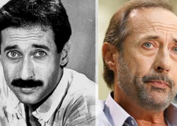 Retrato doble jlzsoRV1JiE con versión en blanco y negro a la izquierda y versión en color a la derecha mostrando bigote y barba