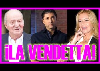 Miniatura con tres retratos (una mujer rubia y dos hombres) sobre fondo fucsia y el titular llamativo, Hijos de Bárbara Rey: descubre la vida de Sofía y Ángel Cristo.