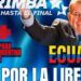 Afiche político con rostros, cruz médica y el texto Ecuador en tonos azules y rojos — ¿Cuántos hijos tiene Goku? Descubre la familia del guerrero saiyan